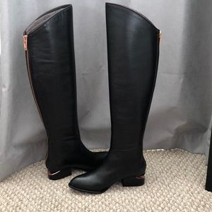 Tall leather boots Euro size 35 / US size 5
